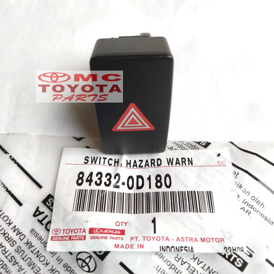 Switch Tombol Hazard Toyota Sienta 84332-0D180