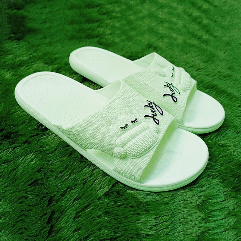 Sandal Slop Jelly Karet Simple Motif Lucky Bunny Import Mky Bm -178 LLs 178-L