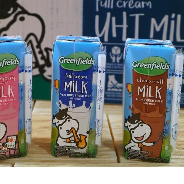 

SALE!!Greenfields UHT 125ml susu milk Greenfield 125 ml 1 dus isi 40|RA9