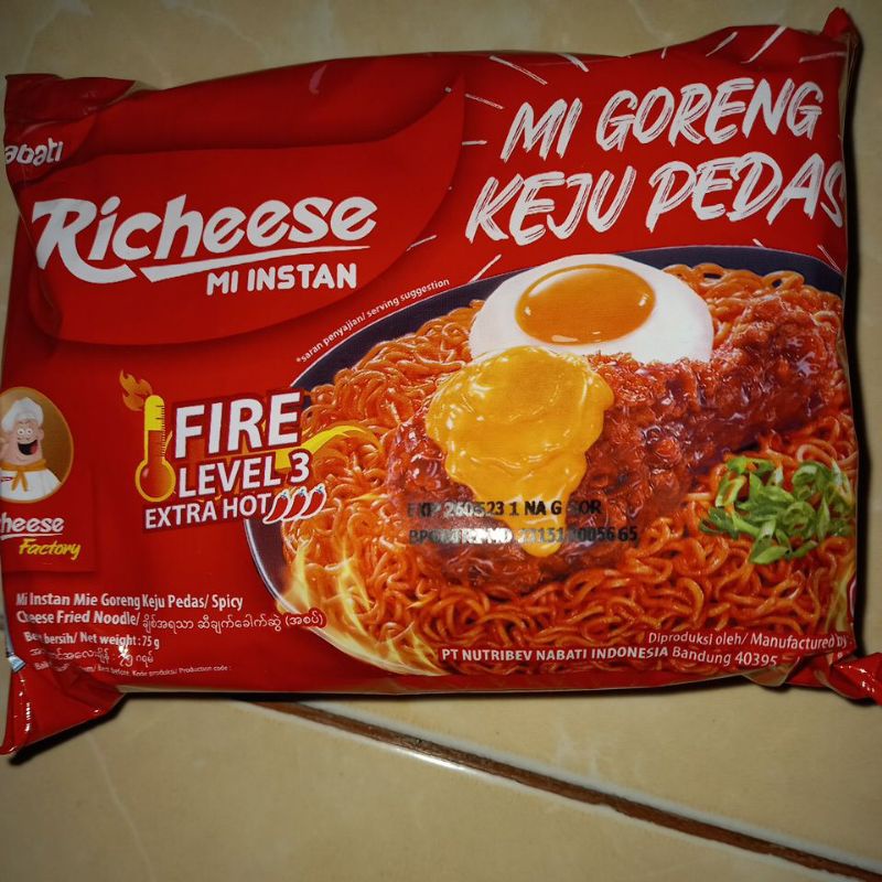 Jual mie richeese / richeese pedas / mie pedas richeese level 3 Bisa ...