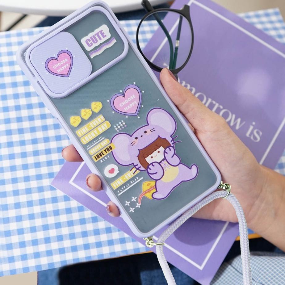 Big Sale.. (KGT 03) Softcase Slide Tali Protek Kamera Vivo Y15s - y91 - y93 - y71 - y12 - y11 - y17 