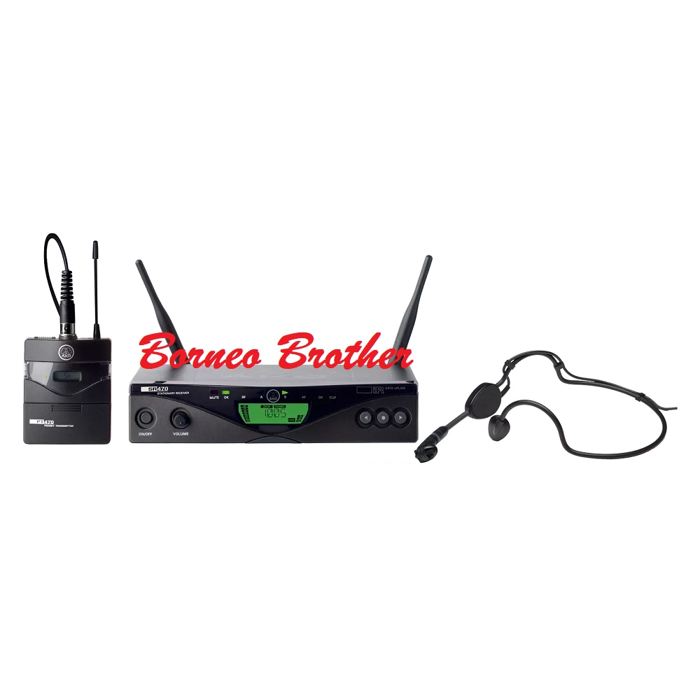 AKG WMS470 Sports Set WMS470 WMS 470 Original Mic Wireless Headset