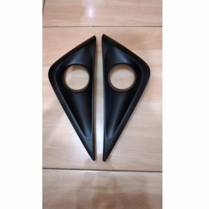 [BISA COD] Cover Ring Foglamp Toyota All New Rush Terios 2018-2020 Hitam Doff / Perlengkapan Variasi