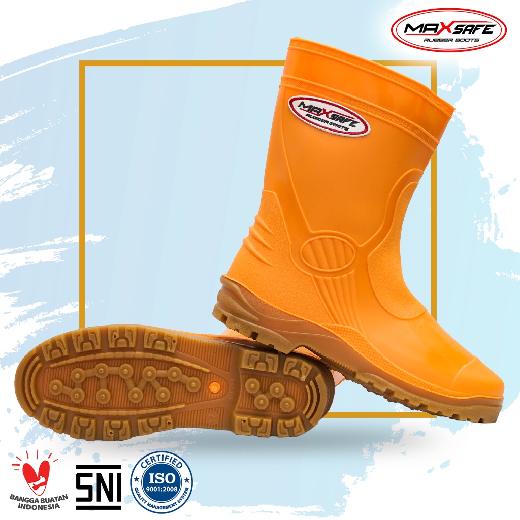 Sepatu Boot Pendek Toyobo &amp; MaxSafe Kuning