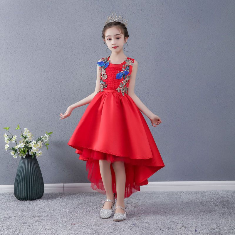 Gaun Pesta Anak /Gaun Natal Anak / Dress Merah Anak Import Premium