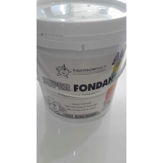 

BISA COD Fondant Tigerson Putih 1kg