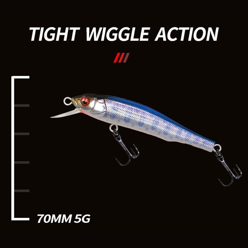 Preva Umpan Ikan Kecil Tenggelam Outdoor Crankbaits Tackle Minnow Lures