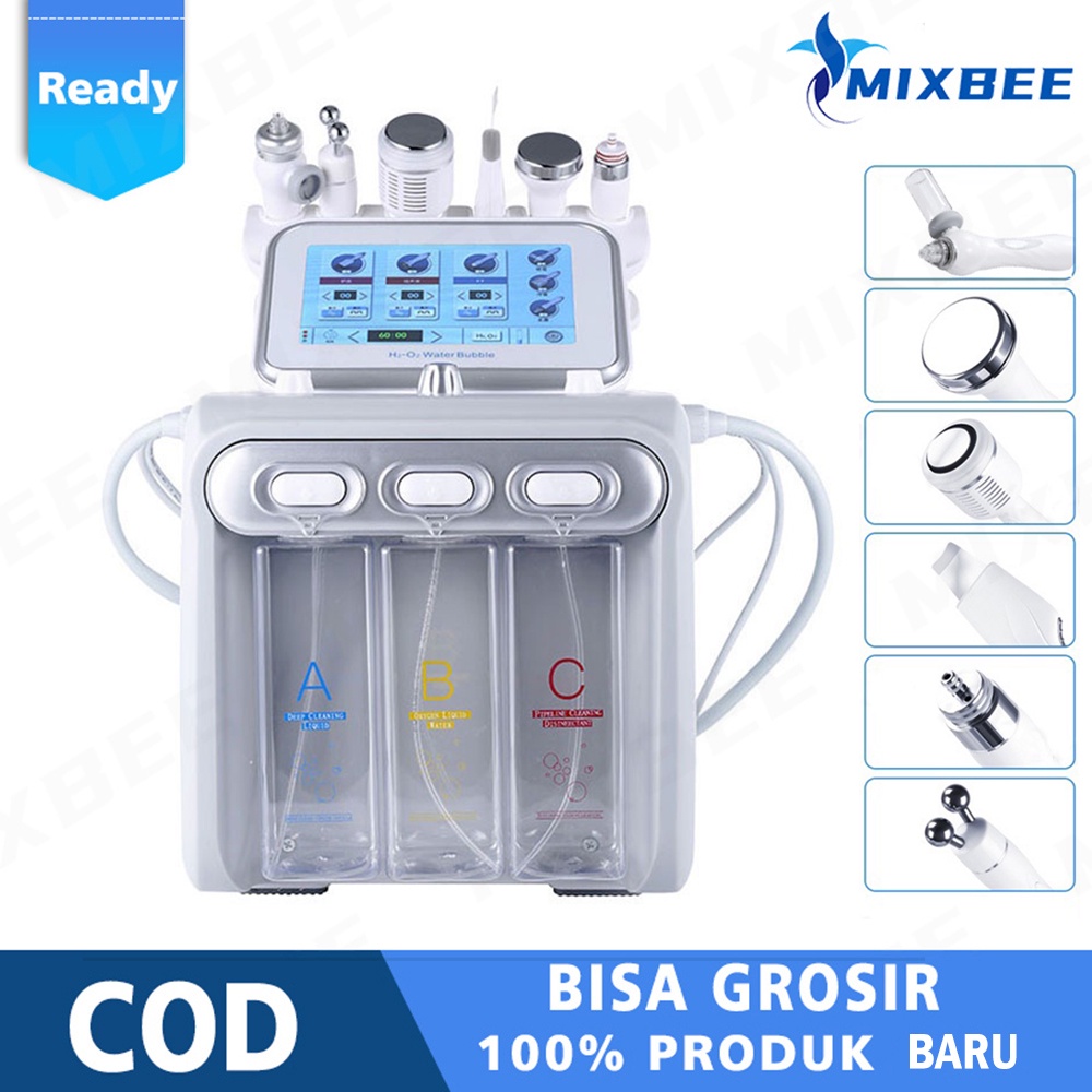 Mesin Dermabrasi Oxygen Air 6 Dalam 1, Mesin Pembersih Wajah Facial Beauty Equipment Machine For SPA