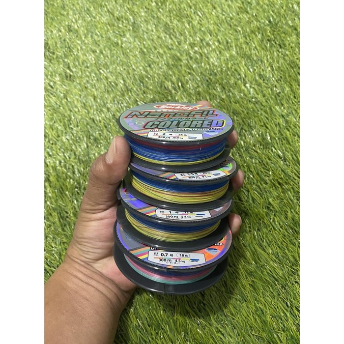 Benang Senar Pancing Berkley Nanofil Colored 300Mpe 0.72.0