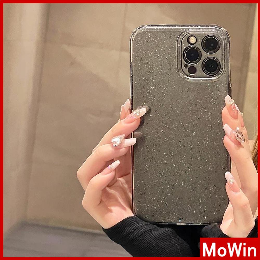 For iPhone 14 Pro Max iPhone Case Shiny Glitter Case Glossy Jelly Case TPU Soft Case Shockproof Protection Camera Black Purple Pink For iPhone 13 Pro Max 12 Pro Max 11 xr 7Plus