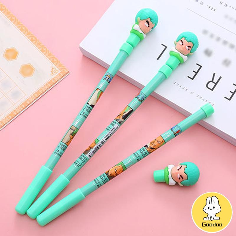 Spinning Pen Pulpen Putar Karakter Anti Stress Pena Mainan Anak Spinner Balance One Piece -Doo