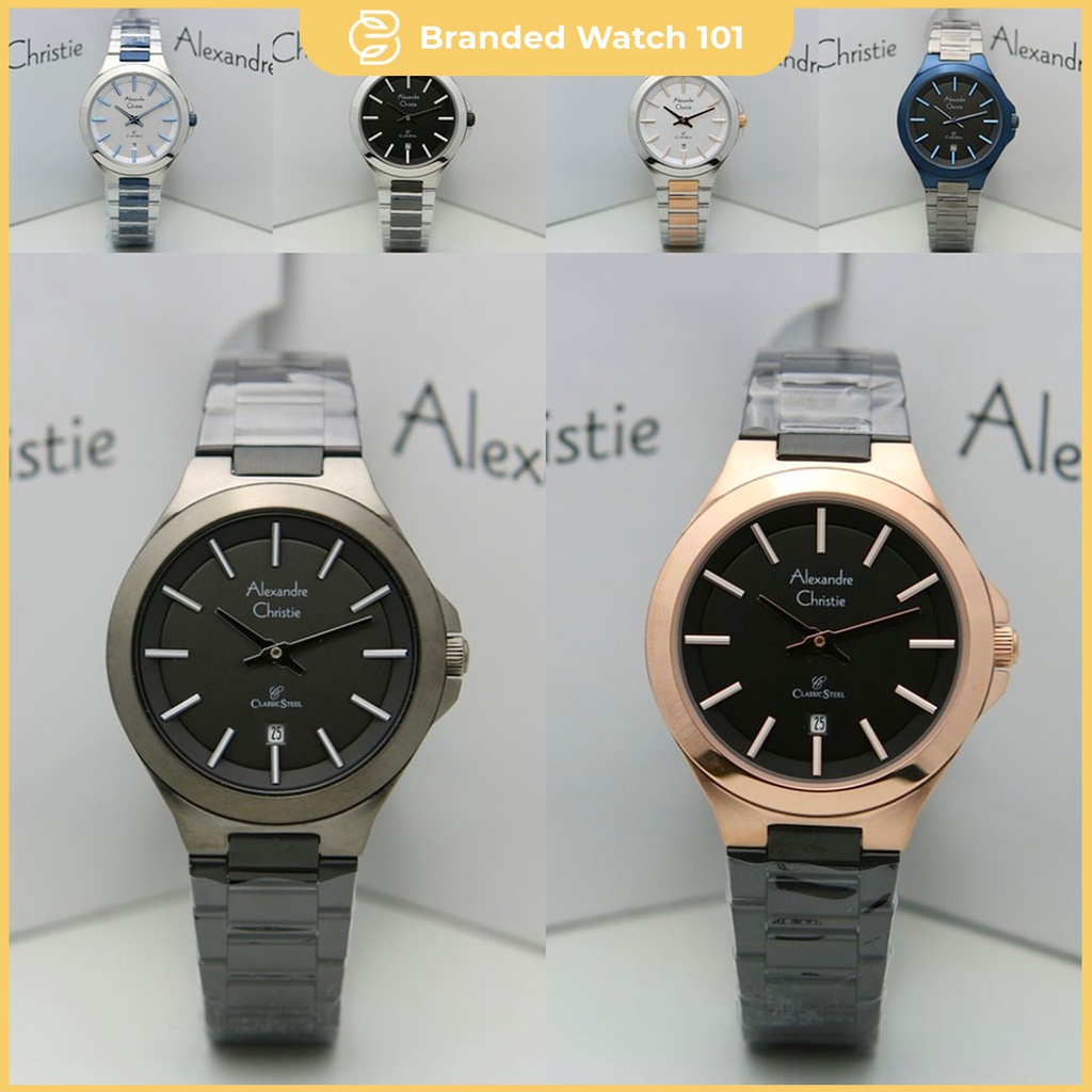 ORIGINAL Jam Tangan Wanita Alexandre Christie AC 8634 / AC8634 / 8634 Garansi Resmi 1 Tahun.