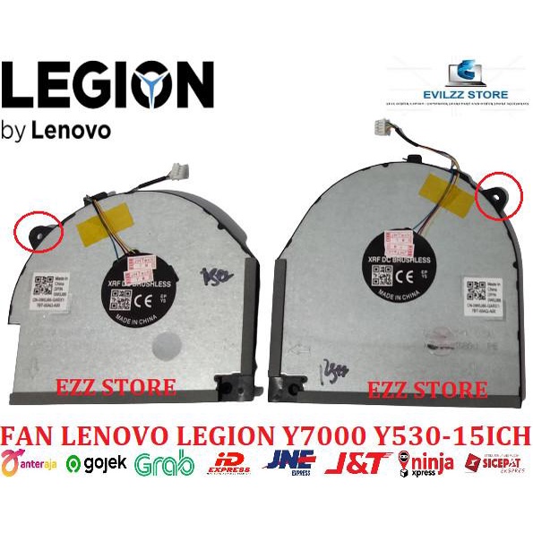 FAN KIPAS LENOVO LEGION Y7000 Y530 Y530-15ICH-1060 Y530-15ICH 4 KABEL