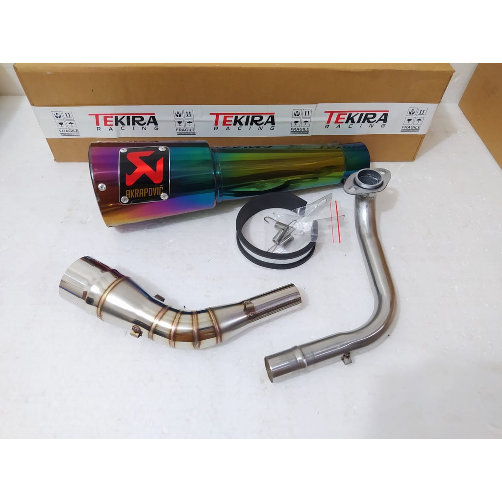 Knalpot Akrapovic GP M2 Pcx Adv Vario 160 150 125 110 New Keyless Led Fi Techno Bohlam Beat Deluxe e