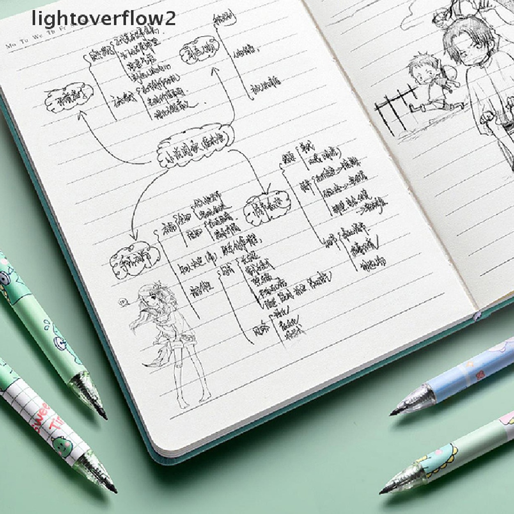 (lightoverflow2) 1pc Pensil Mekanik Otomatis Untuk Sekolah