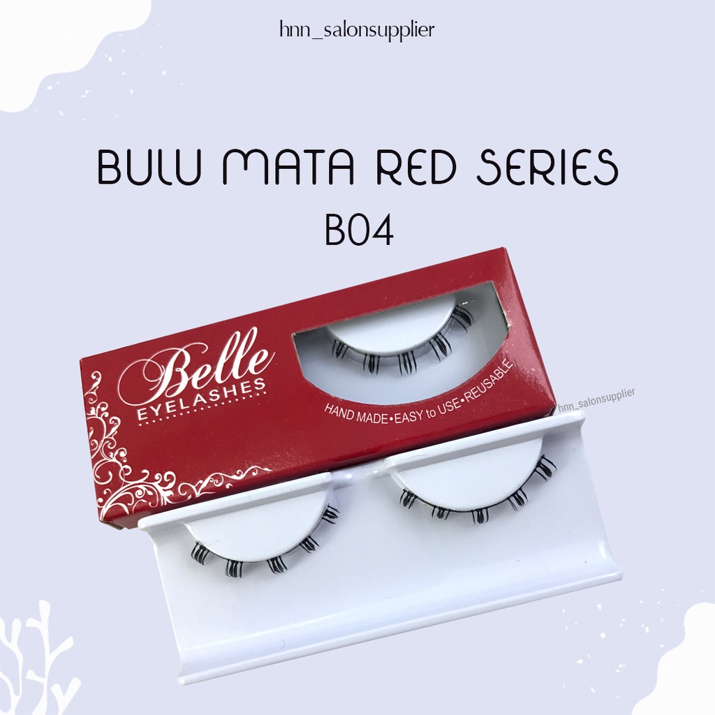 B04 Bulu Mata Bawah Palsu Hnadmade Fake Eyelash Eye Lashes Lash Artifivial Belle Eyelashes