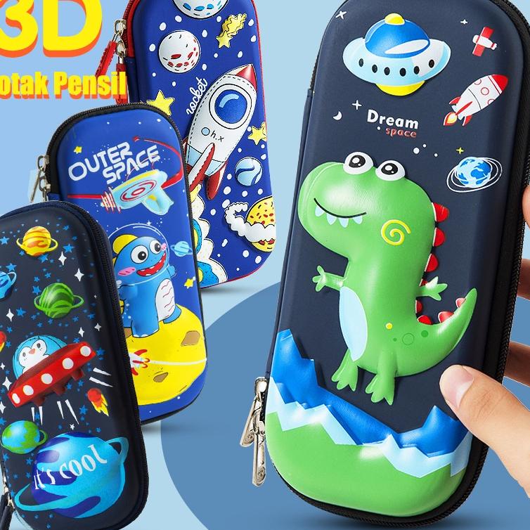 

TREND TERKINI Kotak Pensil 3D Bahan EVA Anti Air - Kotak Pensil Anak Import Karakter Lucu - Tempat Pensil Timbul 3D karakter Rabbit Dino Astronot Rocket Kotak timbul tempat pensil anak laki laki 2392 も