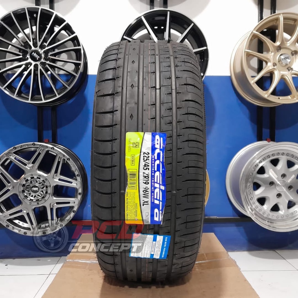 BAN MOBIL R19 TUBLES 225/45 R19 ACCELERA PHI MERCY INNOVA RUSH BUAT VELG R19
