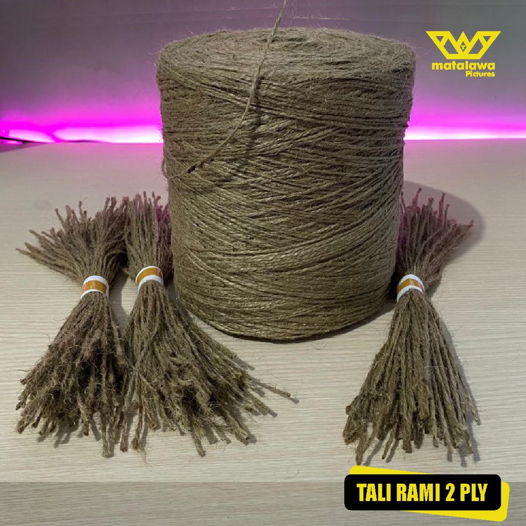 

Tali Goni Rami 2ply Paket 100Pcs Per2Meter Undangan Hangtag