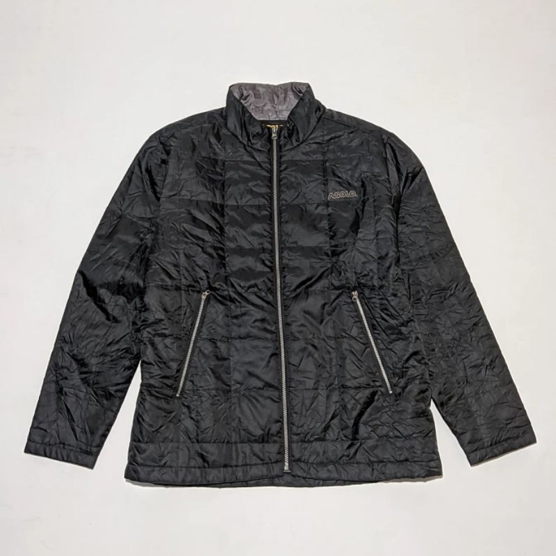 jaket gunung second down jacket puffer jacket dacron bulu angsa asolo original mulus preloved