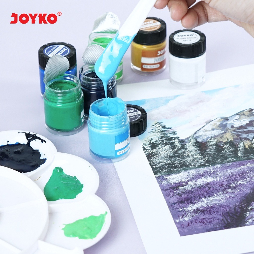 Poster Colors * Joyko * Cat Poster * 12 Warna 20ml