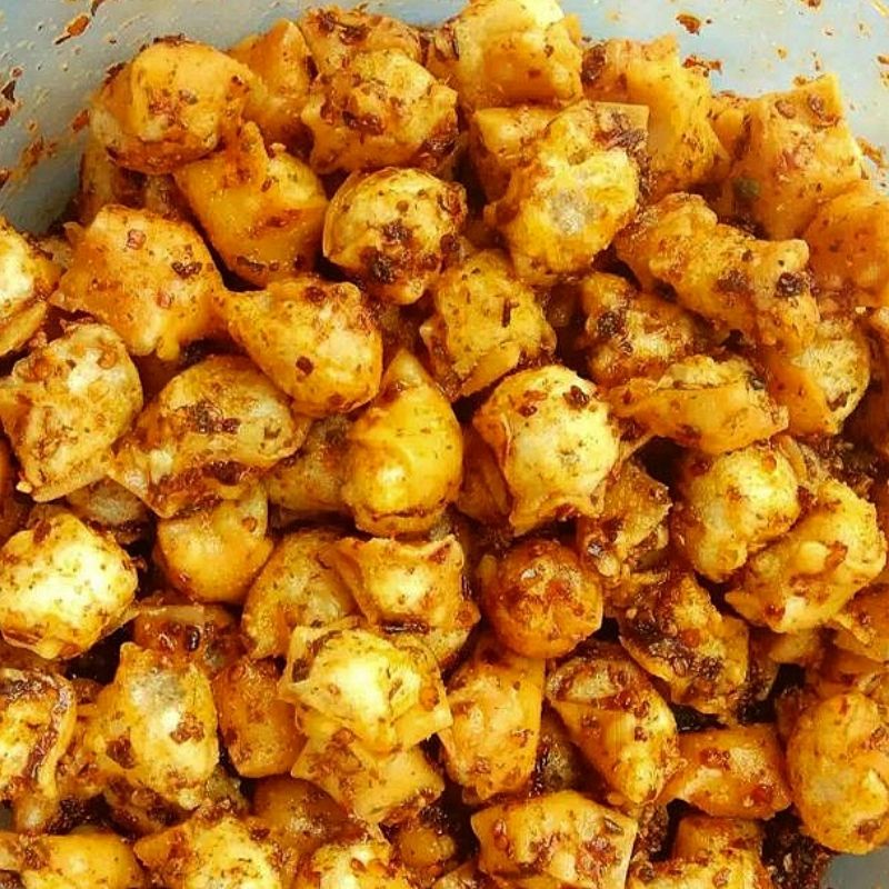 

Siomay Kering Mini Pedas Daun Jeruk 500gr| Camilan Gurih Kekinian | Snack Siomay Renyah Pedas