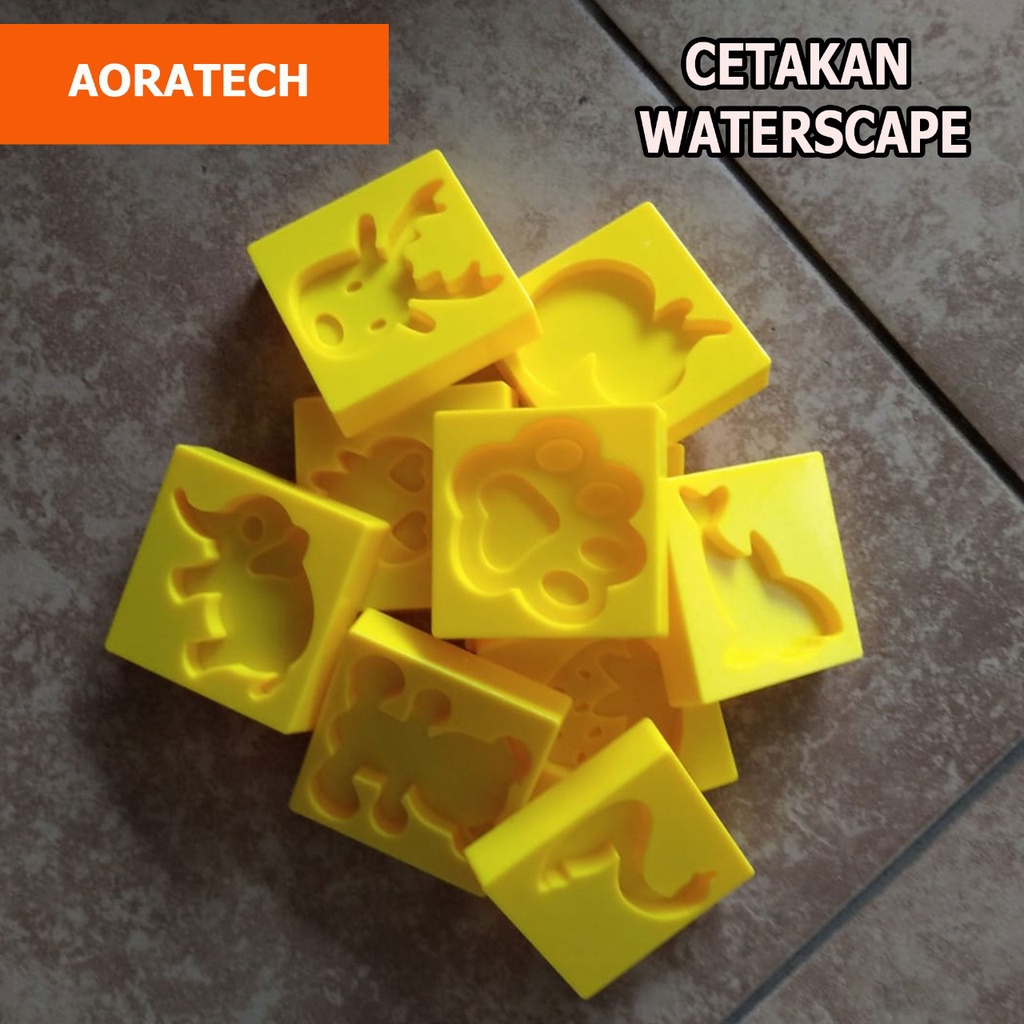 Mainan Anak Refill Magical Waterscape DIY Edukasi Jelly Kreatif Warna - Tambahan Serbuk Putih Bubuk Koagulasi dan Cat