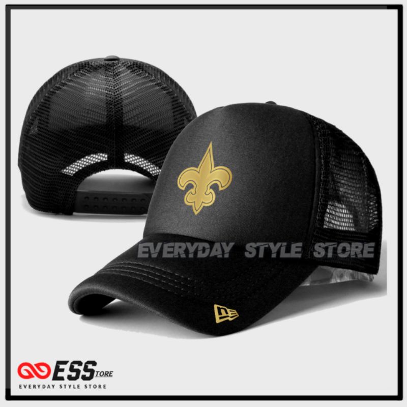 Topi Saints NFL Trucker Jaring