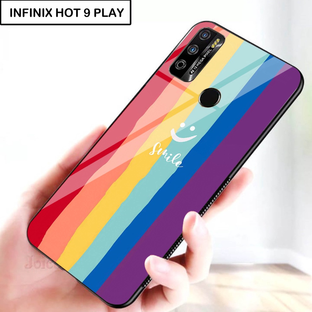 Softcase Kaca For INFINIX HOT 9 PLAY - Case Handphone INFINIX HOT 9 PLAY [T24].