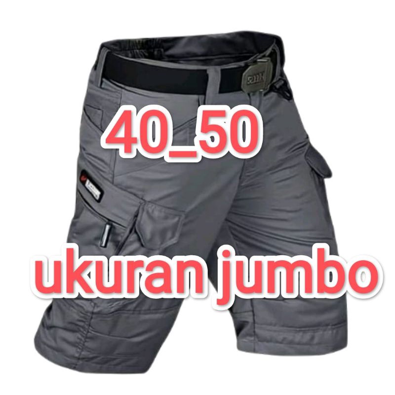 Super jumbo Celana pendek tactical pria outdoor premium