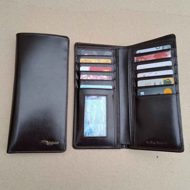 Dompet Pria Kulit asli Dompet Pria Kulit Sapi Original Dompet Panjang Dompet Pria ORIGINAL ALFAIDL