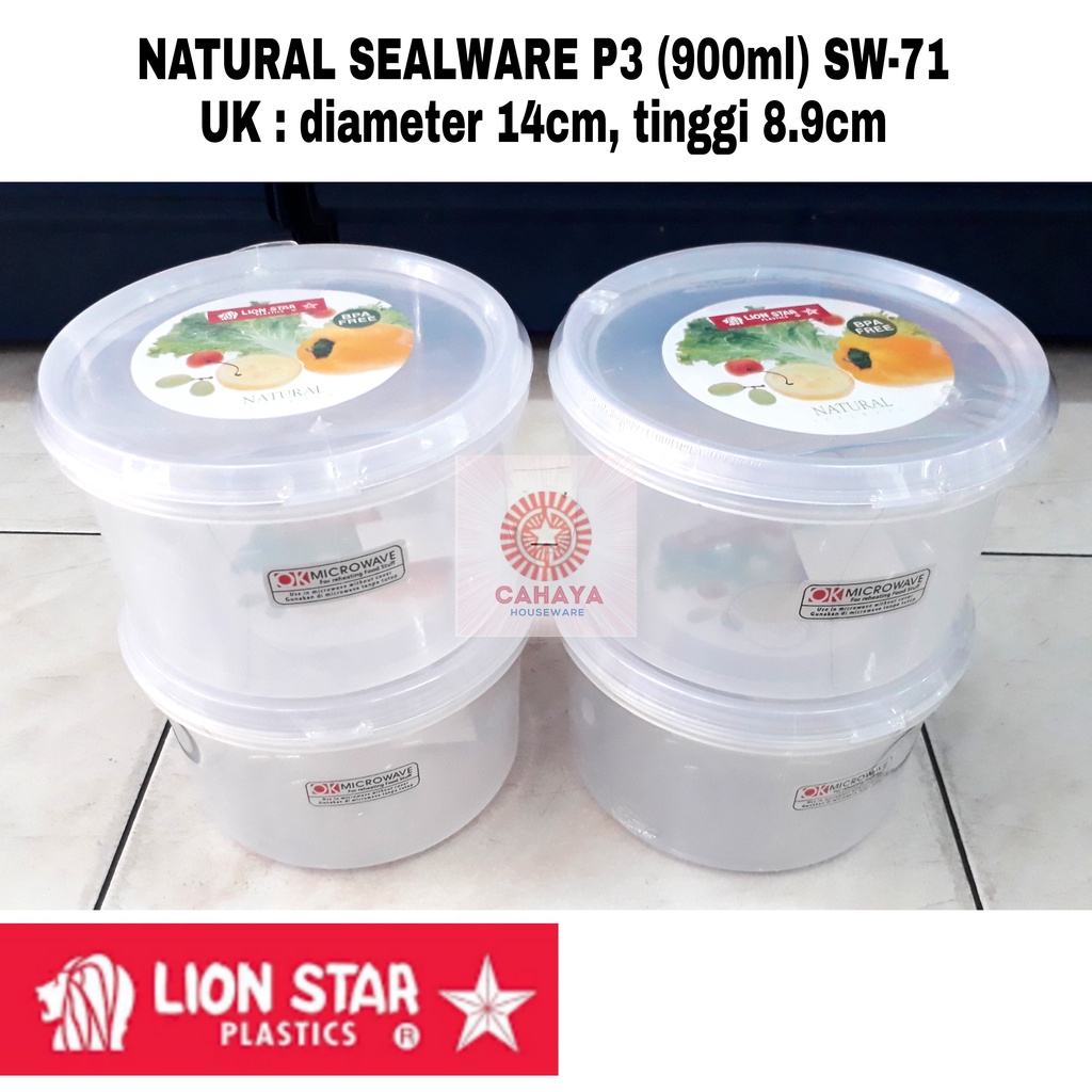 Sealware P3 SW-71 LION STAR Kotak Makan/ Toples MIni/ Toples Seal BPA FREE/ MICROWAVE OK
