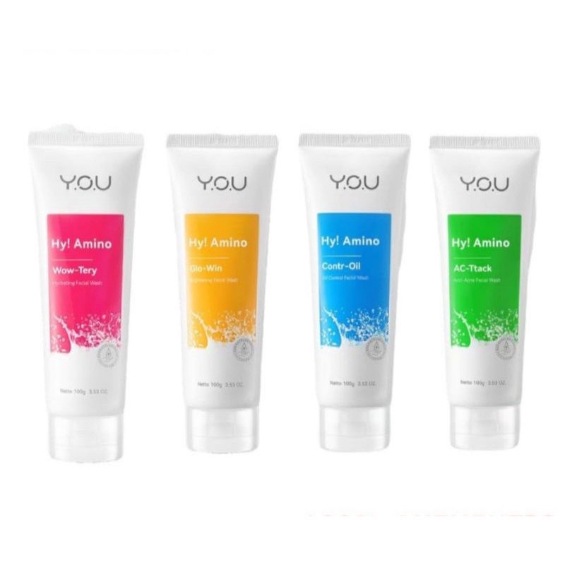 Y.O.U Facial Wash Hy Amino (pencuci muka) /READY kosmetik pontianak