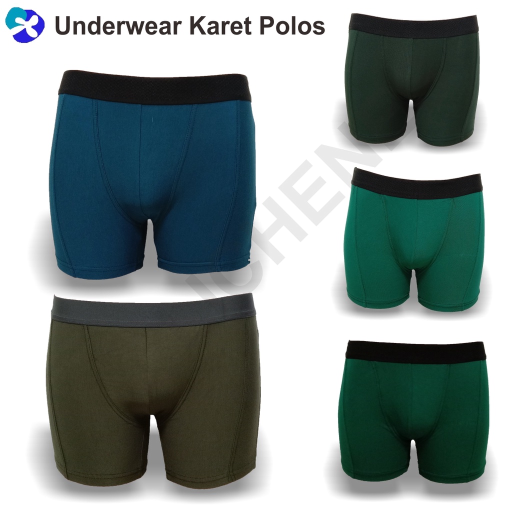 Celana Dalam Pria Boxer Underwear (Paket Isi 12)