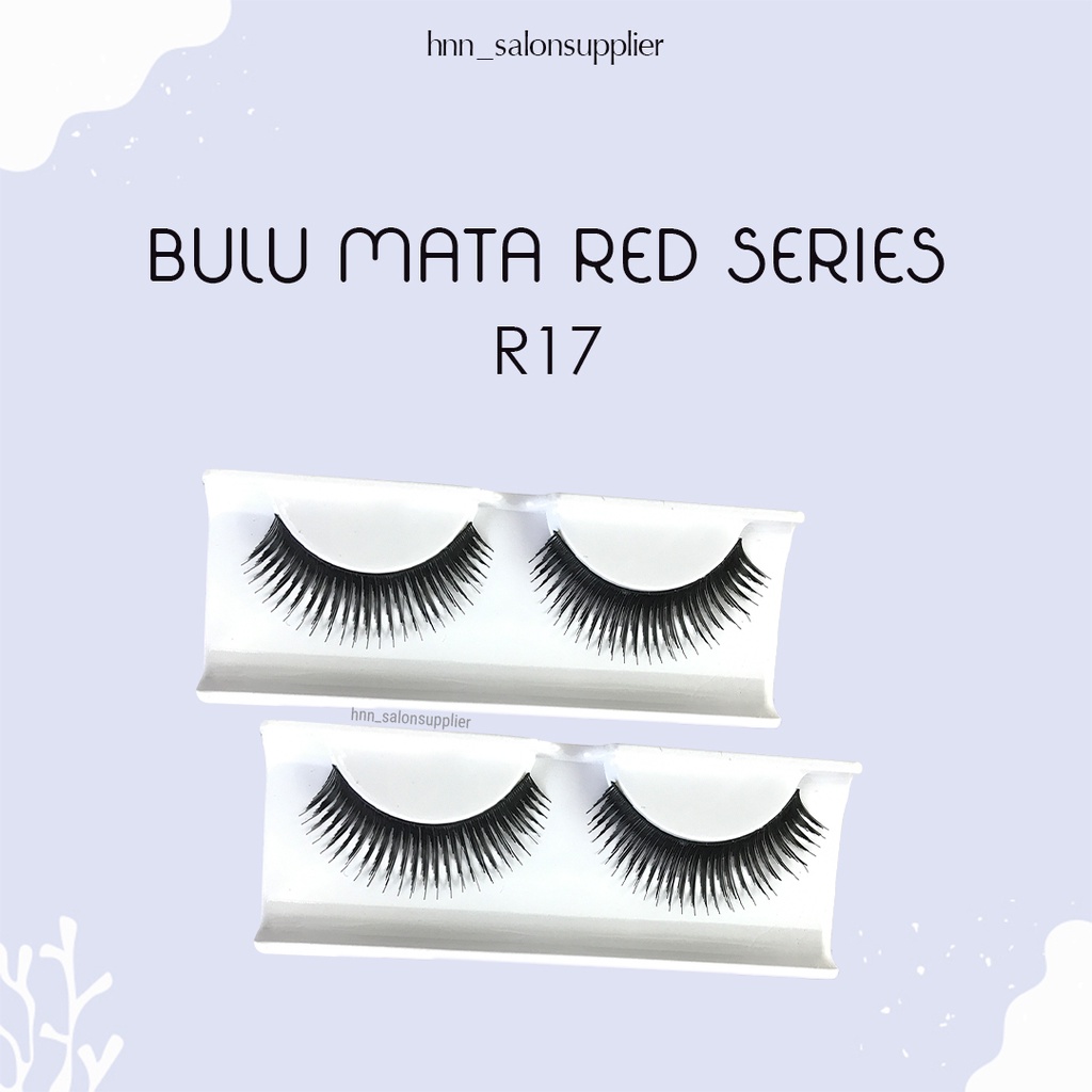 R17 Bulu Mata Palsu Handmade Fake Eyelash Eye Lashes Lash Artifivial Belle Eyelashes