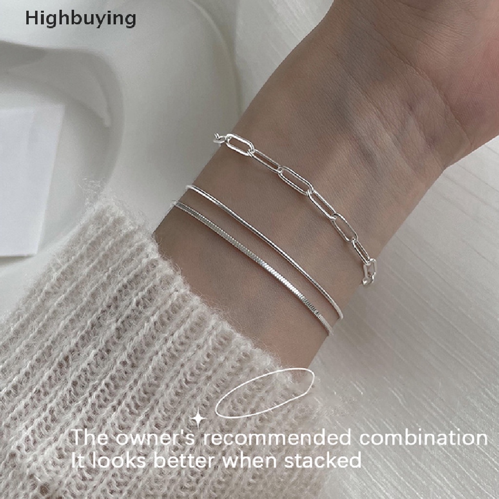 Perhiasan Gelang 925 Sterling Silver Serbaguna Untuk Aksesoris Glory