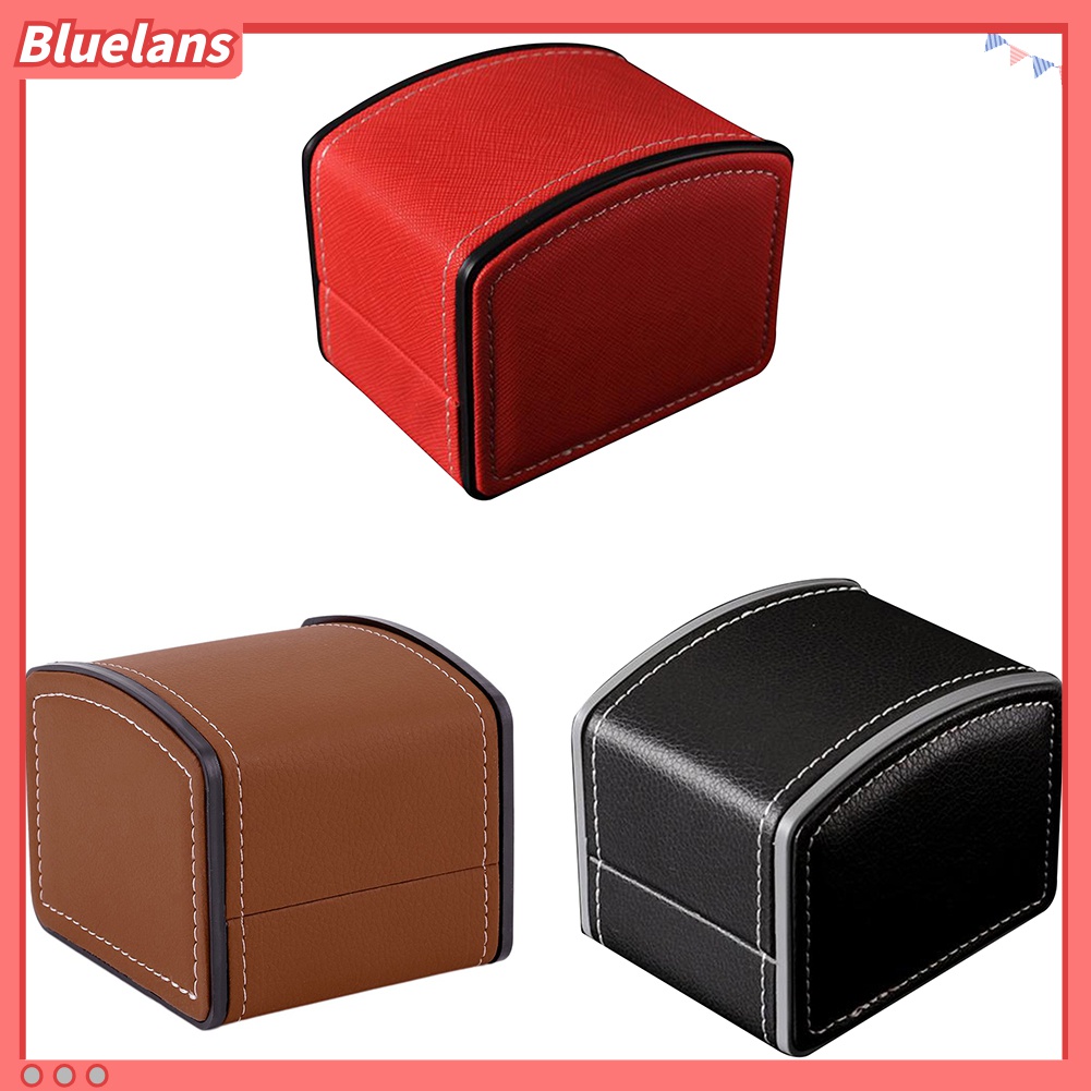 Kotak Pelindung Jam Tangan Portable Bahan Kulit Imitasi Untuk Rumah