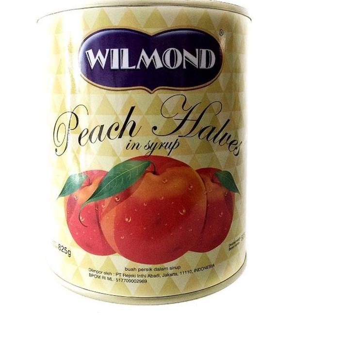

Bisa COD Wilmond Peach Halves kaleng 