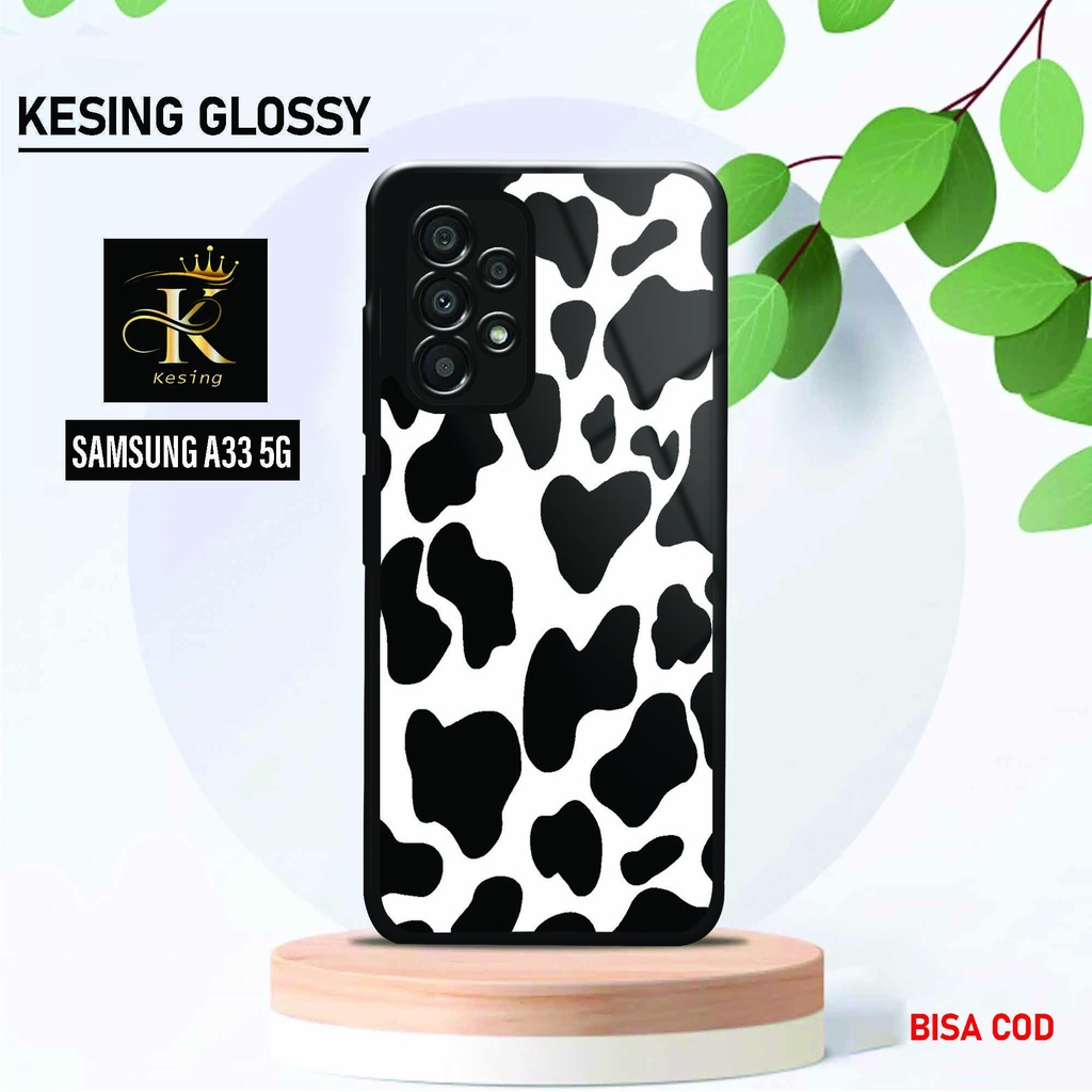Case Samsung A33 5G - Hardcase Glossy Samsung ( KS15 ) - Softcase Samsung A33 5G - Fashion Case Sams