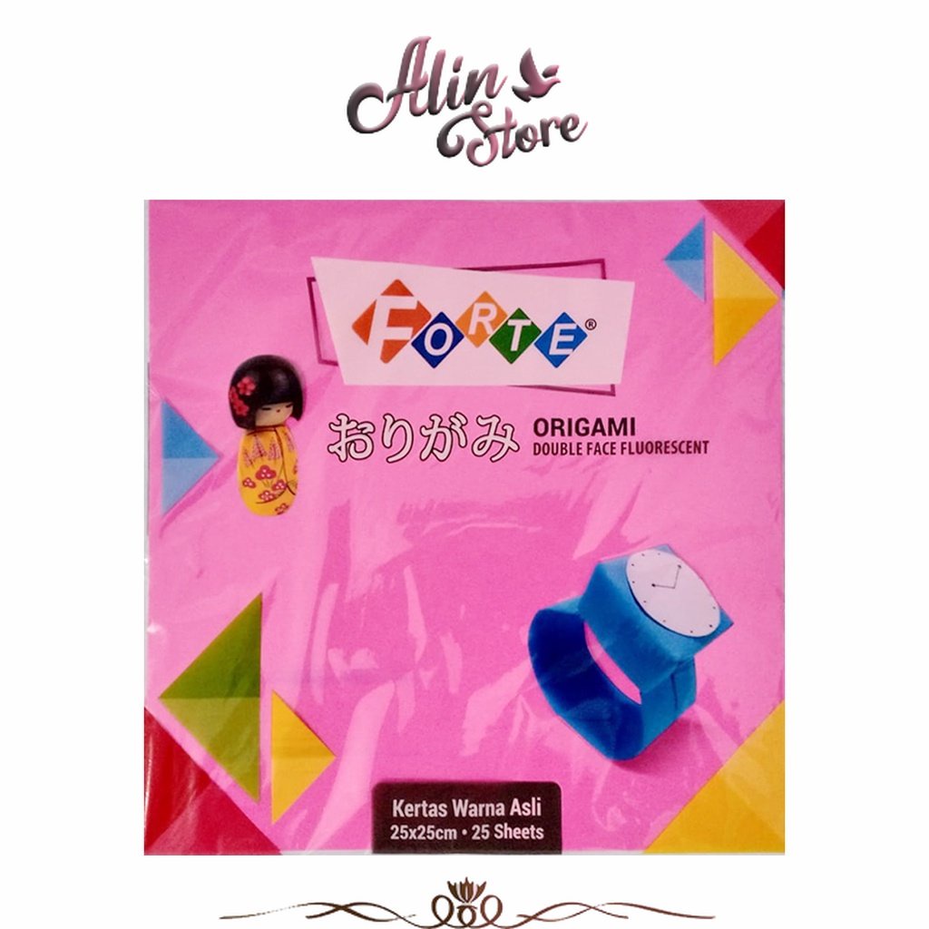 

Kertas Lipat Origami 25 X 25 isi 25 Lembar Forte