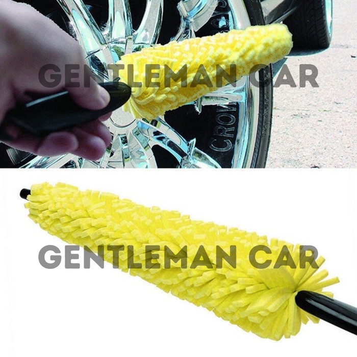 Sikat Sponge Brush Velg Khusus Pembersih Cuci Ban Mobil Motor Car Cleaning