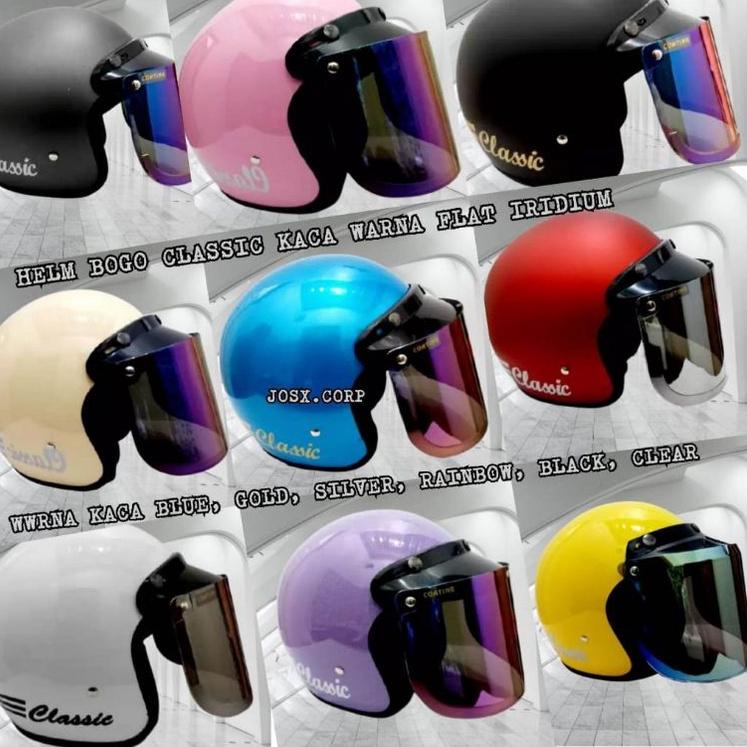 U2W6 Helm bogo classic dewasa SNI , Helm bogo retro pria dan wanita , helm dewasa SNI, Helm bogo ret
