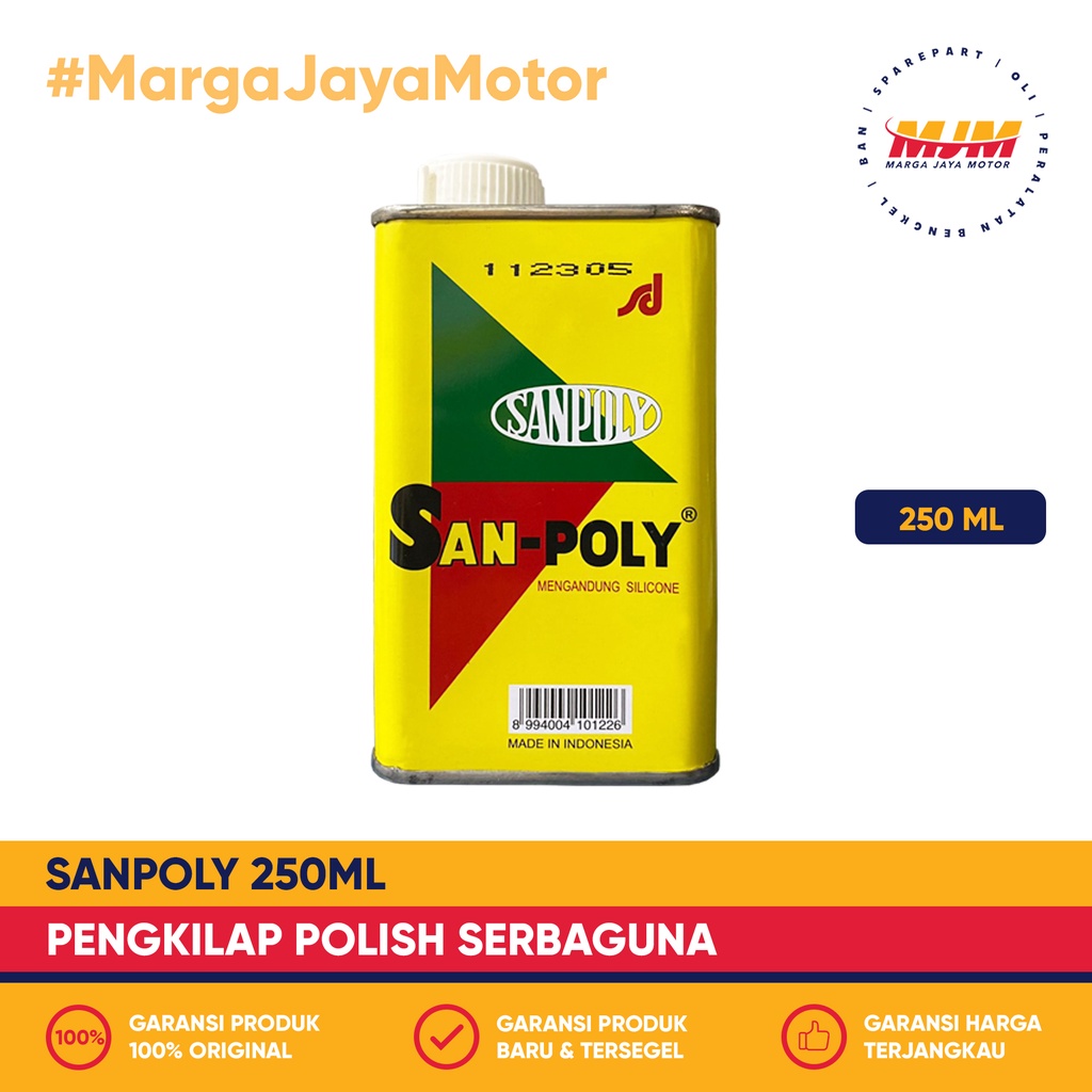 Sanpoly Polish San Poly 250ml Pengkilap Mobil &amp; Motor