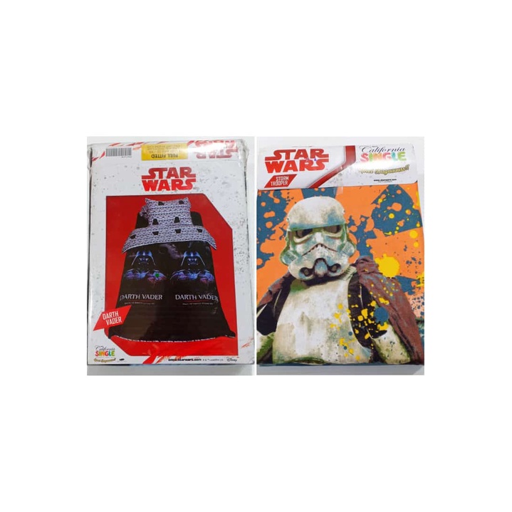 Sprei Anak Laki - Laki Motif Star Wars Size 120x200cm SPR001