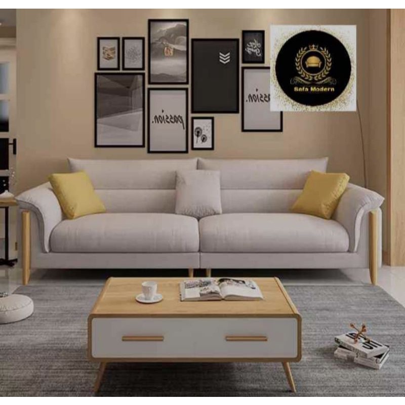 SOFA MINIMALIS KUALITAS MEWAH RUANG KELUARGA/RUANG TAMU FULL COD