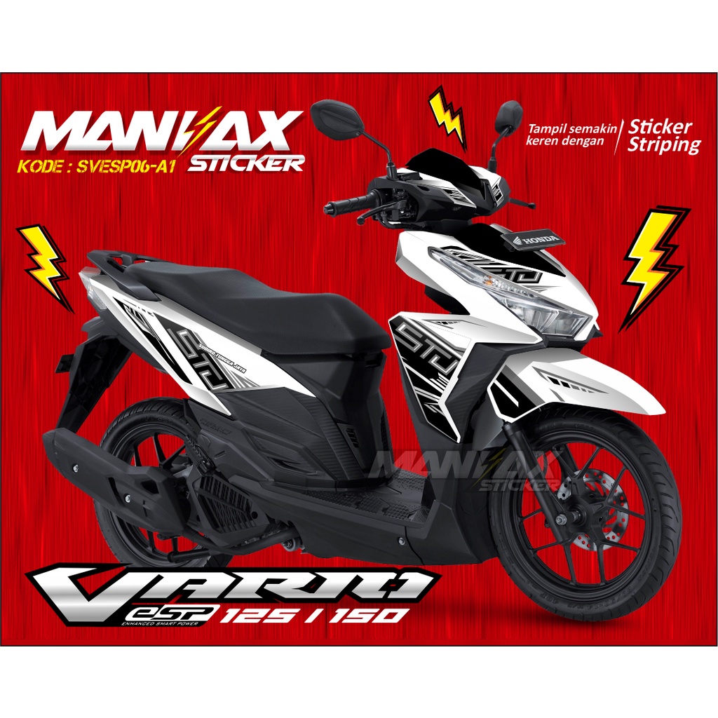 Sticker Striping List Motor VARIO 125/150 Simple Elegant - Stiker VARIO 150 OLD