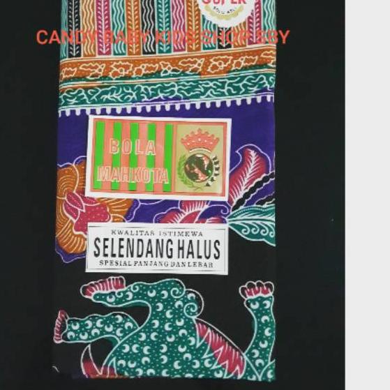 SALE✅Selendang Halus Bola Mahkota Batik Jarik Cukin Gendongan Kain Bayi Jarit|KD3