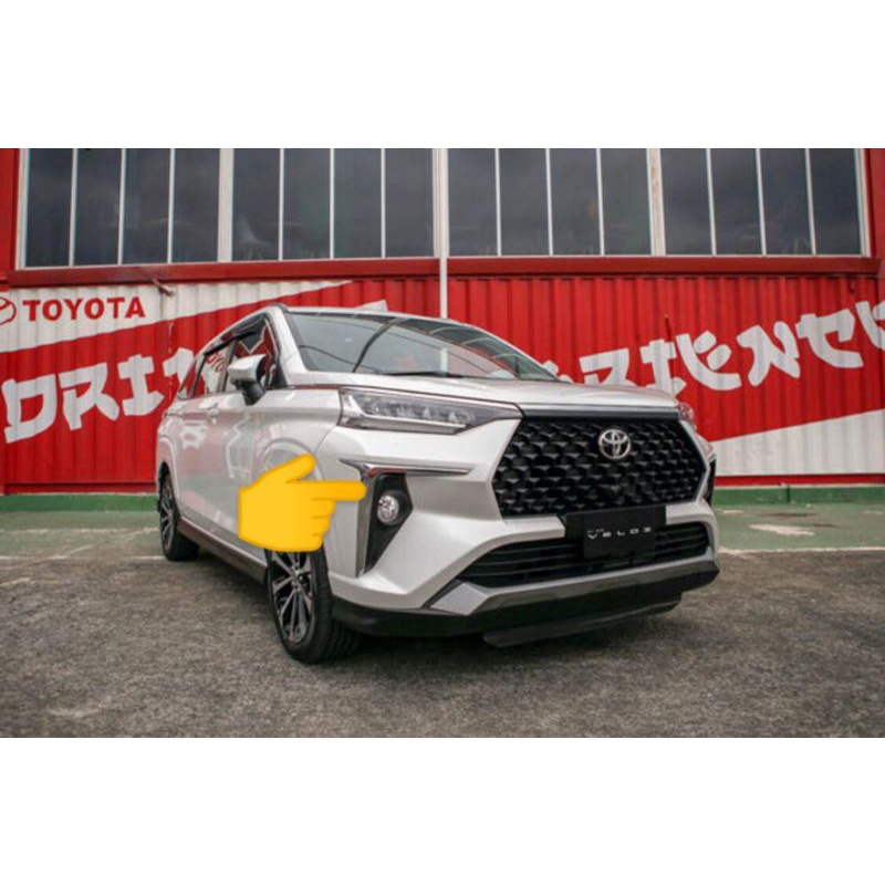 Lis List Chrome cover foglamp avanza veloz 2022 original