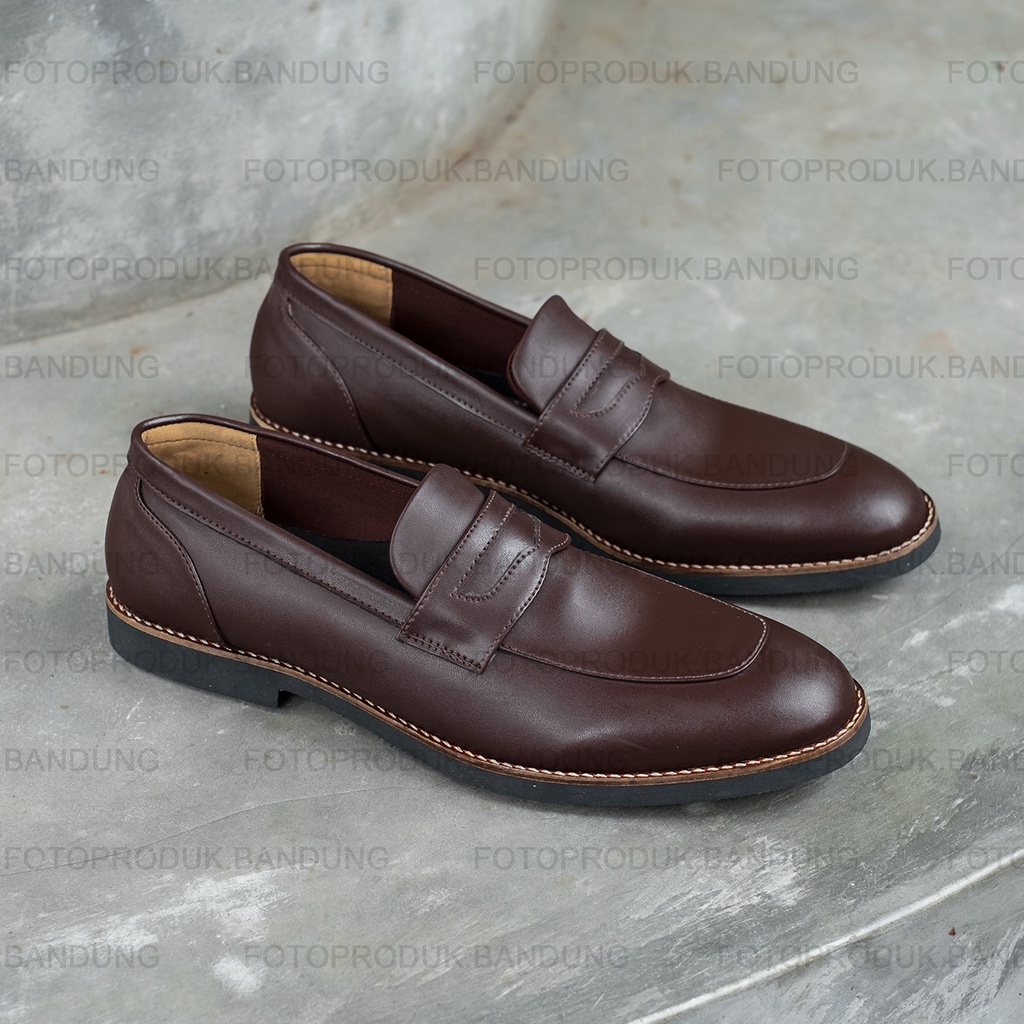 LEWIS BROWN |ManNeedMe x Lvnatica| Sepatu Pantofel Pria Formal ORI