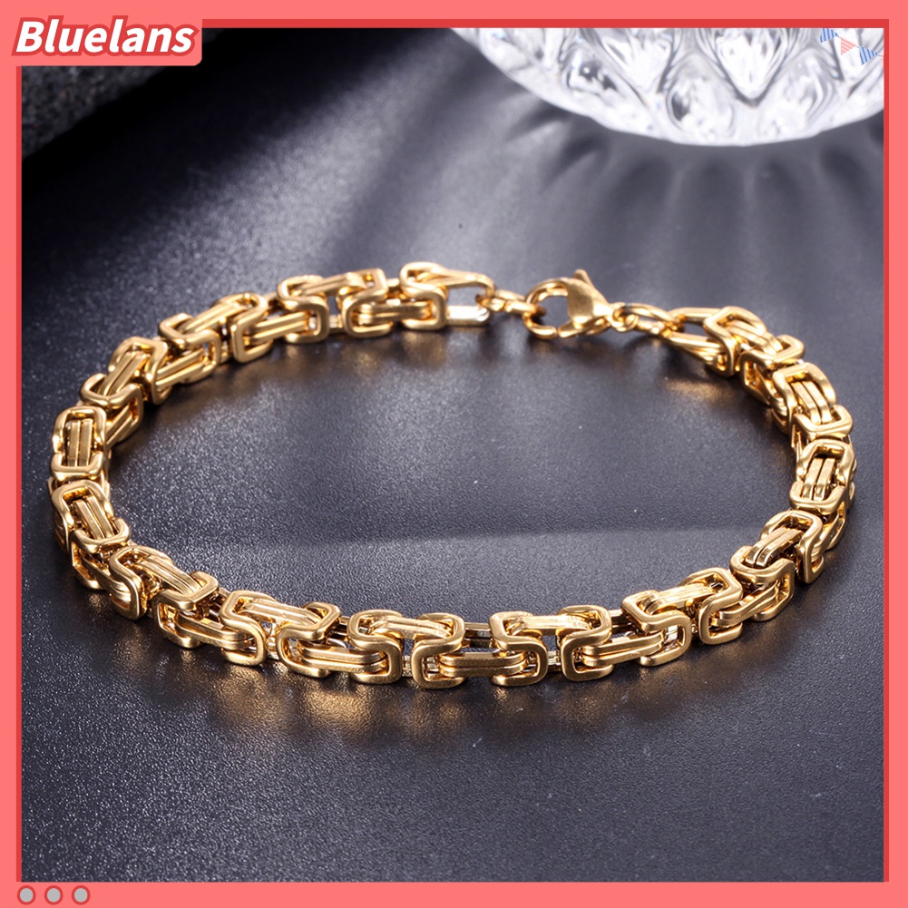 Gelang Rantai Bahan Stainless Steel Untuk Pria